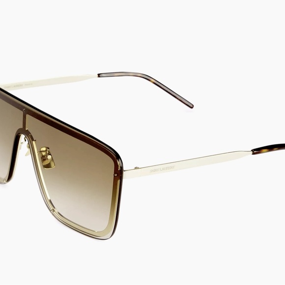 Saint Laurent- New Wave 99MM Mask Sunglasses - Picture 4 of 4